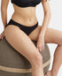 Jockey Medium Coverage Micro Modal Bikini With Concealed Waistband | Black