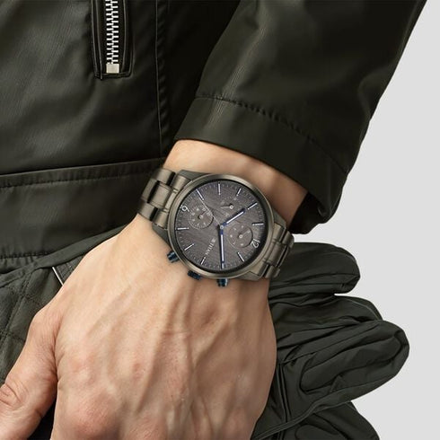 Titan Neo Splash Quartz Multifunction Anthracite Dial Stainless Steel