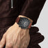 Titan Workwear Multifunction Black Dial Brown Leather Strap Watch For Men