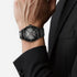 Titan Octane Multifunction Black Dial Black Leather Strap Watch For Men