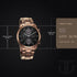 Titan Neo Splash Quartz Multifunction Black Dial Stainless Steel Strap Watch