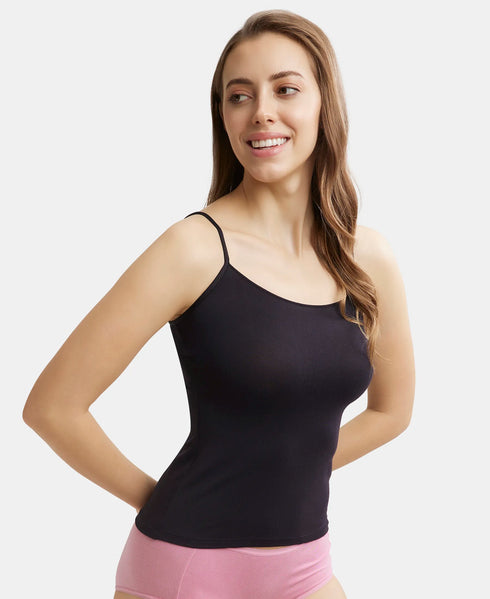 Jockey Women Micro Modal Elastane Stretch Camisole| Black