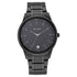 Titan Minimals Quartz Analog with Date Black Dial Black Metal Strap Watch