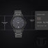 Titan Minimals Quartz Analog with Date Black Dial Black Metal Strap Watch