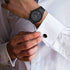 Titan Minimals Quartz Analog with Date Black Dial Black Metal Strap Watch