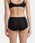 Jockey Full Coverage Micro Modal Full Brief With Exposed Waistband | Black