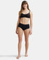 Jockey Full Coverage Micro Modal Full Brief With Exposed Waistband | Black