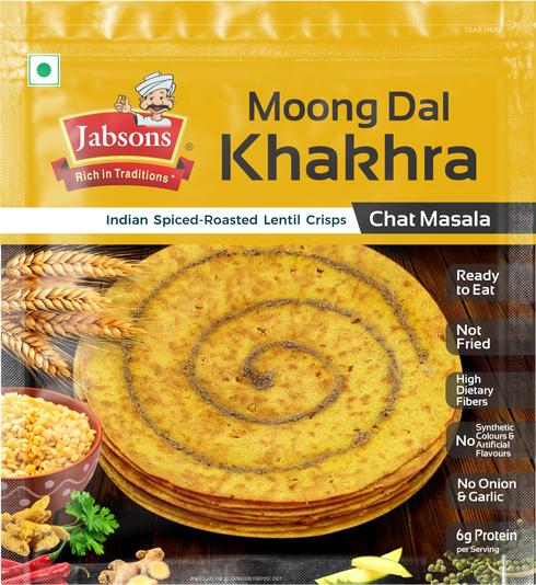 Jabsons Foods Moong Dal Khakhra