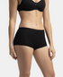 Jockey Full Coverage Micro Modal Boy Shorts with StayFresh Treatment | Black