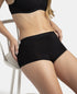 Jockey Full Coverage Micro Modal Boy Shorts with StayFresh Treatment | Black