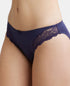 Jockey Medium Coverage Soft Touch Microfiber Lace Styled Bikini With StayFresh Treatment | Classic Navy