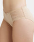Jockey Full Coverage Soft Touch Microfiber Hipster With Lace Styling | Light Skin