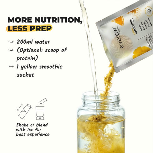 Everaw Nutrition Yellow Smoothie