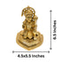 Brass Sitting Hanuman Ji Idol 1933g