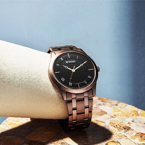 Titan Karishma Black Dial Watch for Men