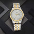 Titan Quartz Analog with Day and Date Silver Dial Stainless Steel Strap Watch for Men