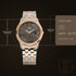 Titan Brown Dial Analog with Day and Date Stainless Steel Strap Watch for Men