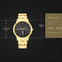Titan Karishma Quartz Analog with Day and Date Black Dial Golden
