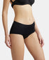 Jockey High Coverage Soft Touch Microfiber Full Brief with No Visible Pantyline | Black