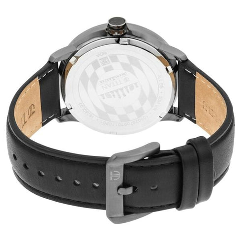 Titan Maritime Green Dial Analog Leather Strap watch for Men