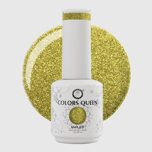 Colors Queen UV LED Soak Off Gel Polish - Glitter Nail Colors | 15 ML