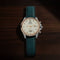 Titan Maritime White Dial Chronograph Leather Strap Watch for Men