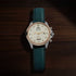 Titan Maritime White Dial Chronograph Leather Strap Watch for Men