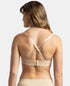 Jockey Under-Wired Padded Soft Touch Microfiber Stretch Full Coverage Strapless Bra with Ultra-Grip Support Band - Light Skin