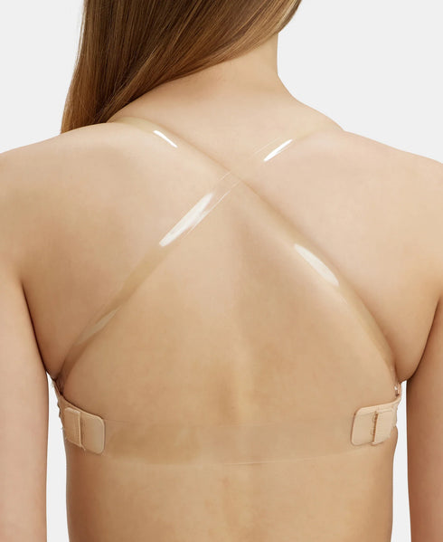 Jockey Wired Padded Soft Touch Microfiber Stretch Medium Coverage Multiway Backless Bra - Light Skin