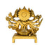 Brass Panchmukhi Hanuman Idol 2162g