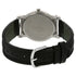 Titan Analog Silver Dial Quartz Stainless Steel Black Leather Strap Watch