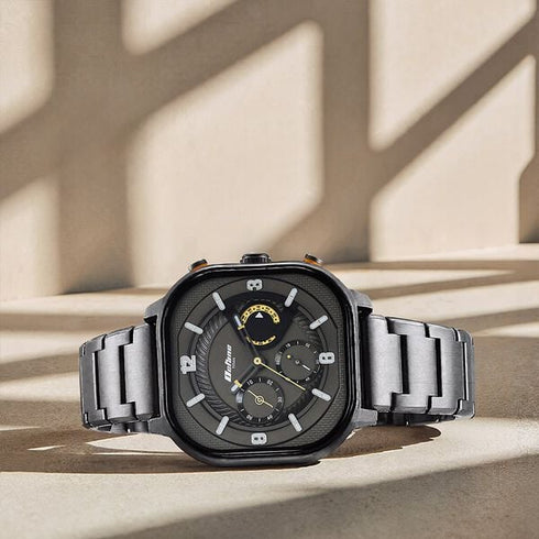 Titan Octane Aerobatics Quartz Chronograph Anthracite Dial Grey Stainless Steel Strap Watch