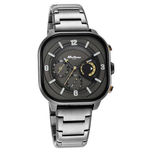 Titan Octane Aerobatics Quartz Chronograph Anthracite Dial Grey Stainless Steel Strap Watch