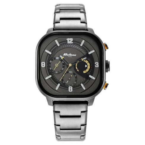 Titan Octane Aerobatics Quartz Chronograph Anthracite Dial Grey Stainless Steel Strap Watch