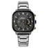 Titan Octane Aerobatics Quartz Chronograph Anthracite Dial Grey Stainless Steel Strap Watch