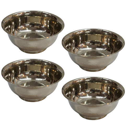 Brass Bowls for Pooja 101g Pack of 4