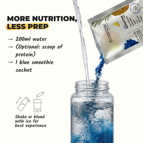 Everaw Nutrition Blue Smoothie