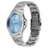 Titan Neo Arabic Analog with Day Date Ice Blue Dial Silver Stainless Steel Strap Watch