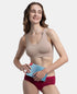 Jockey Wirefree Padded Tencel Micro Modal Stretch Full Coverage Lounge Bra with Concealed Underband - Mocha