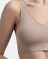 Jockey Wirefree Padded Tencel Micro Modal Stretch Full Coverage Lounge Bra with Concealed Underband - Mocha