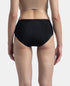 Jockey Pack of 2 Tactel Microfiber Period Panty with Leak Proof Inner Absorbent Layer | Black & Navy