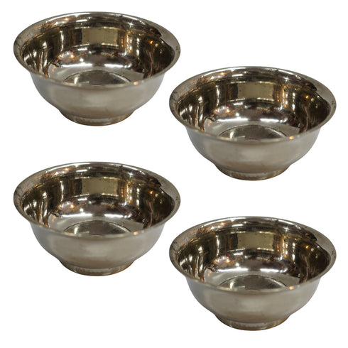 Brass Bowls for Pooja 336g Pack of 4