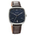 Titan Neo Curve Quartz Analog with Date With Date Blue Dial Brown Leather Strap Watch