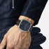 Titan Neo Curve Quartz Analog with Date With Date Blue Dial Brown Leather Strap Watch