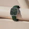 Titan Neo Curve Quartz Analog with Date Green Dial Stainless Steel Strap Watch For Men