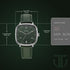 Titan Neo Curve Quartz Analog with Date Green Dial Stainless Steel Strap Watch For Men