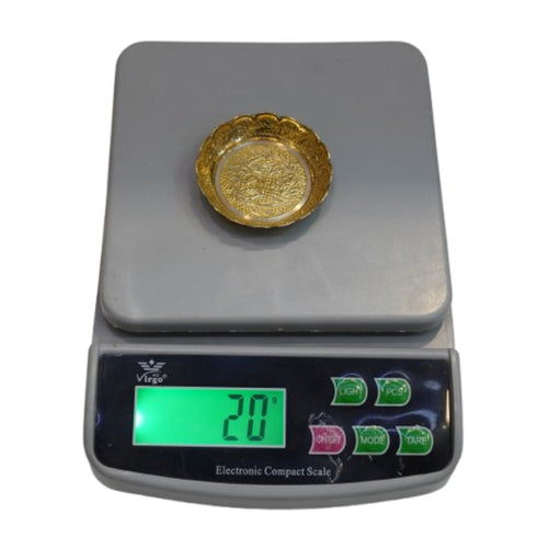 Embossed Brass Plate 33g (Pack of 2)