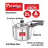 Prestige Nakshatra Plus Svachh Aluminium Spillage Control Pressure Cooker Silver 5 L