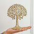 Pure Brass Kalpvriksh Tree with Birds (7 inch)