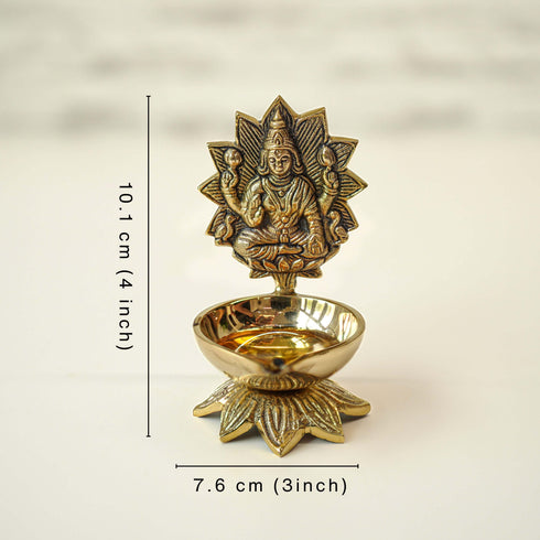 Brass Lakshmi Diya